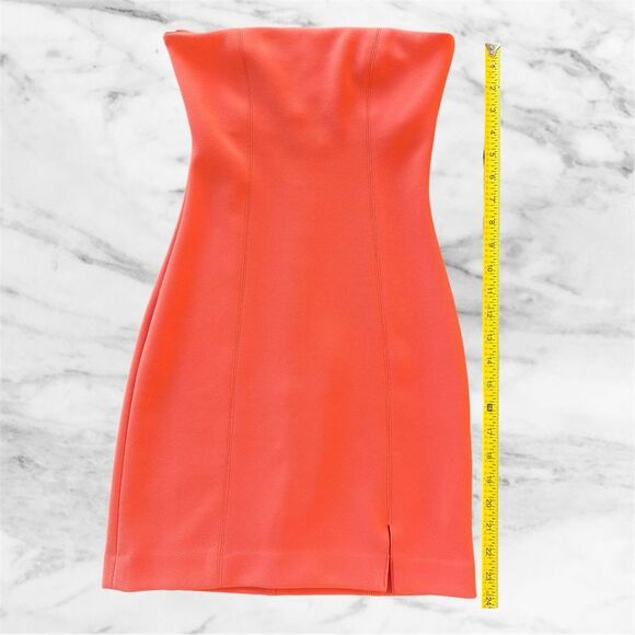 Bec + Bridge Cecily Mini Dress Blood Orange Fitted Cocktail Party - Picture 6 of 7